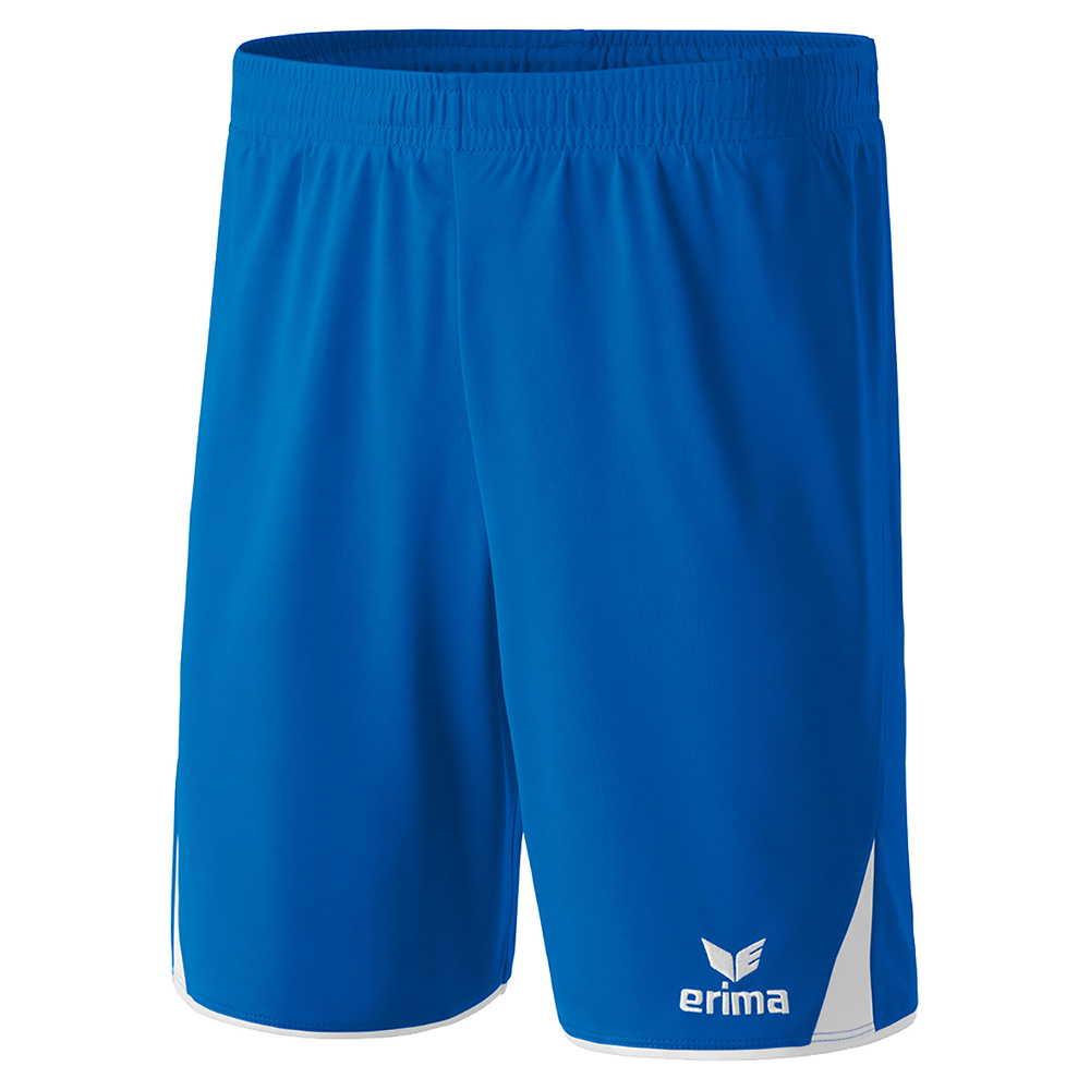 ERIMA CLASSIC 5-C SHORTS, NEW ROYAL-WHITE KIDS. 