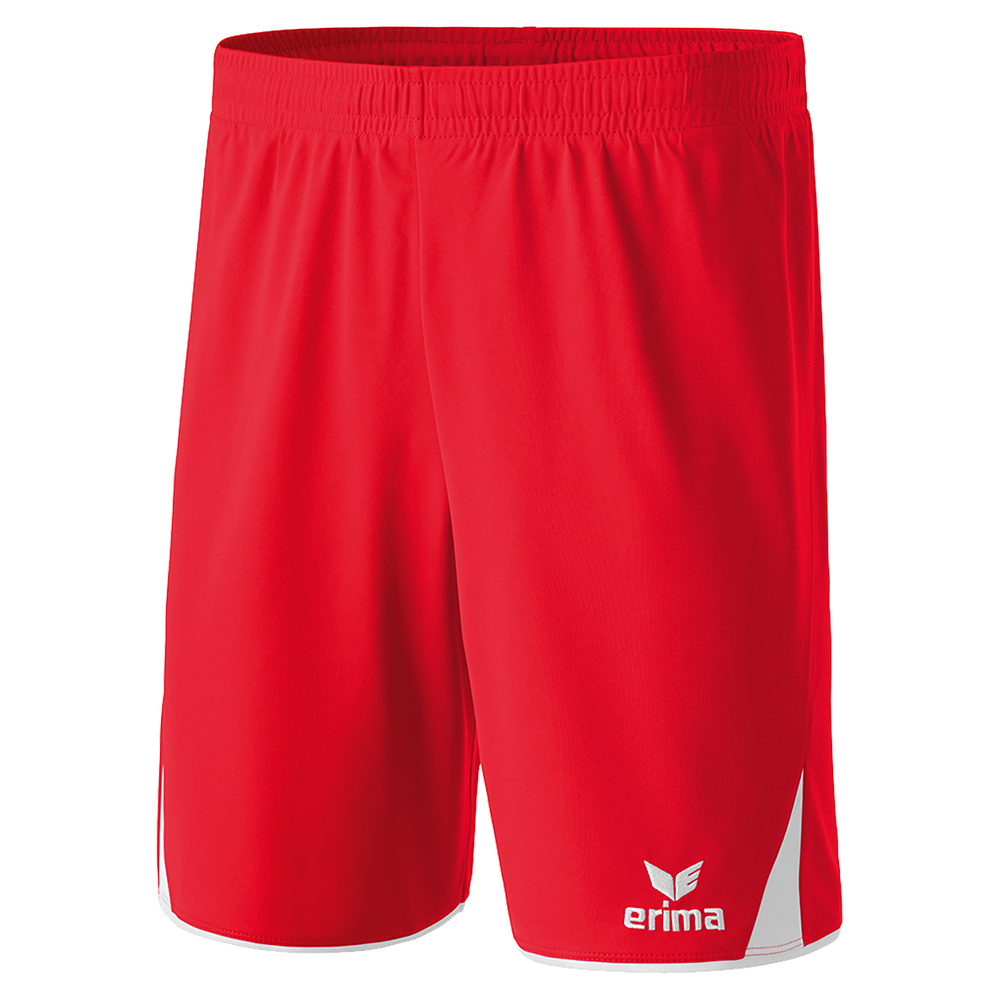 ERIMA CLASSIC 5-C SHORTS, RED-WHITE KIDS. 