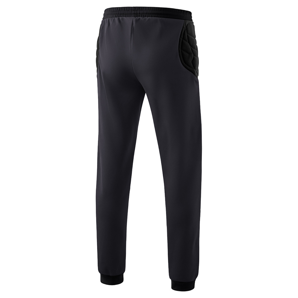 ERIMA ELEMENTAL GOALKEEPER PANTS WITH NARROW WAISTBAND, BLACK UNISEX. 