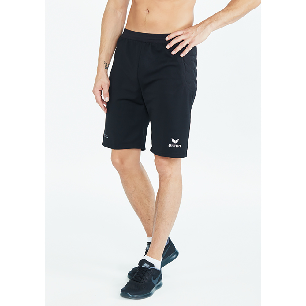 ERIMA ELEMENTAL GOALKEEPER PANTS WITHOUT INNER SLIP, BLACK KIDS. 