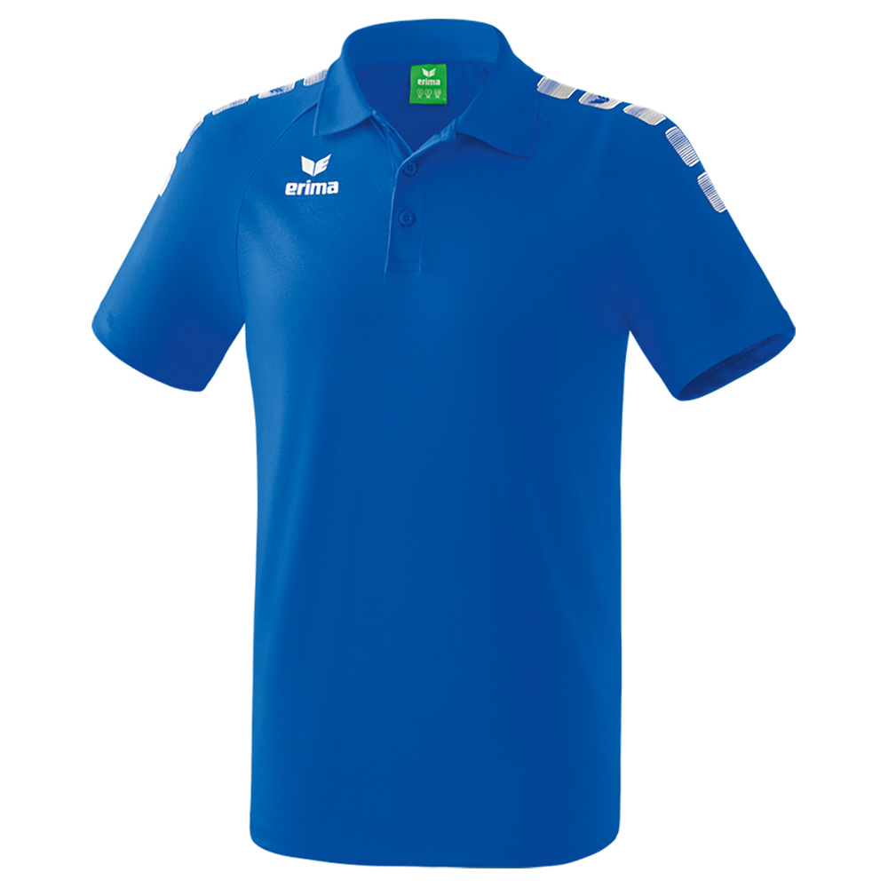 ERIMA ESSENTIAL 5-C POLO-SHIRT, ROYAL-WHITE MAN. 