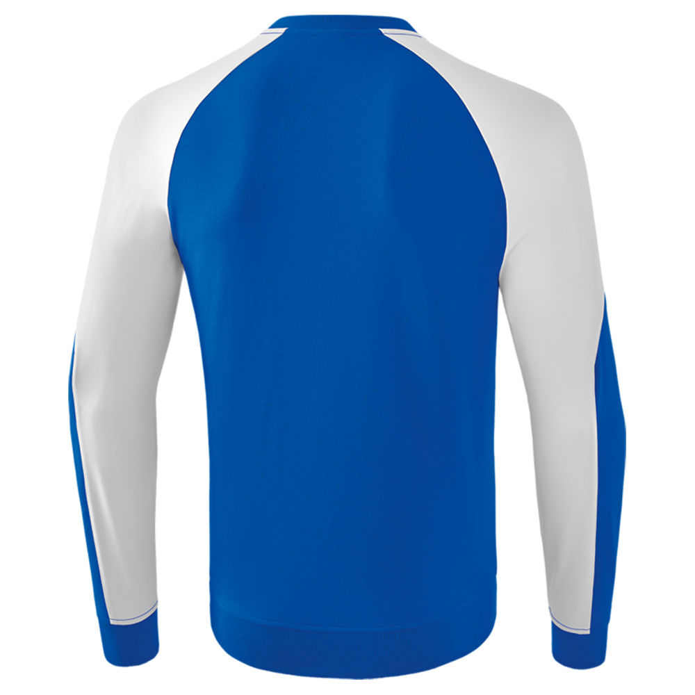 ERIMA ESSENTIAL 5-C SWEATSHIRT, NEW ROYAL-WHITE MEN. 