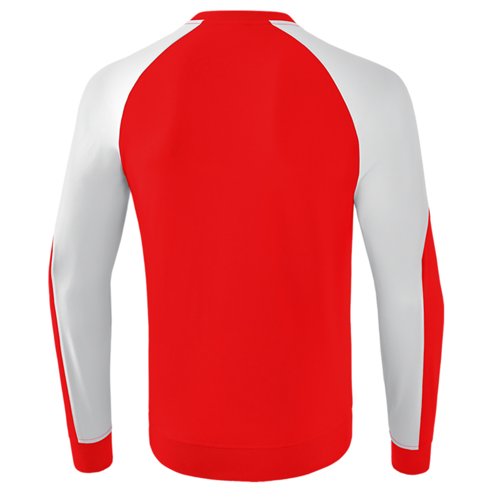 ERIMA ESSENTIAL 5-C SWEATSHIRT, RED-WHITE KIDS. 