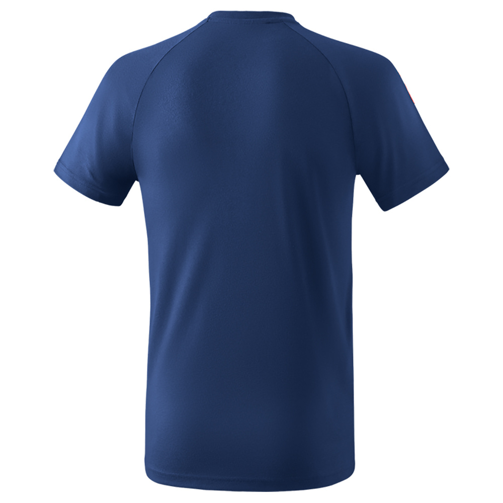 ERIMA ESSENTIAL 5-C T-SHIRT SHORT SLEEVE, NEW NAVY-RED KIDS. 