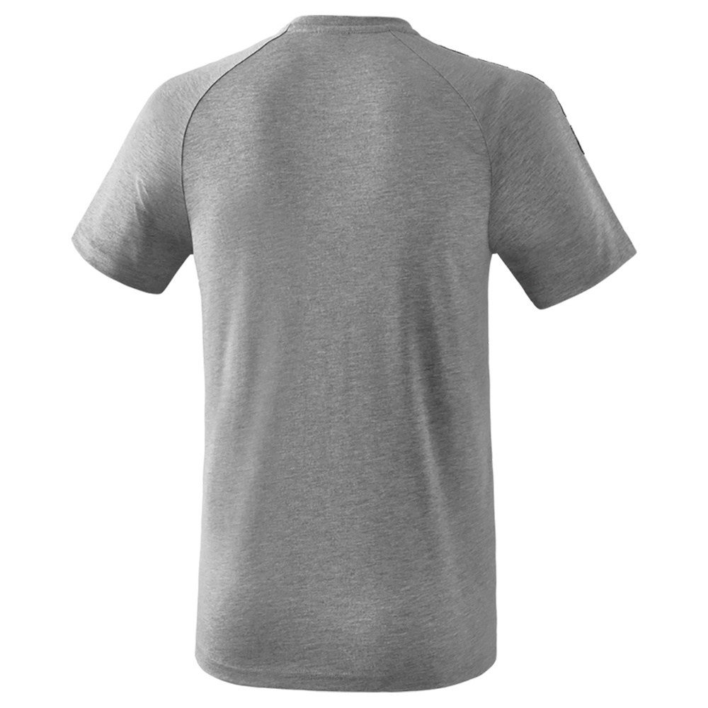 ERIMA ESSENTIAL 5-C T-SHIRT SHORT SLEEVE, SLATE GREY-BLACK KIDS. 