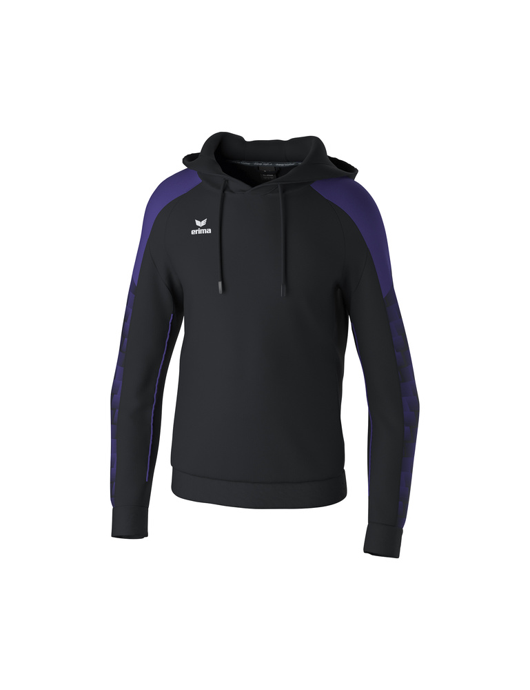 ERIMA EVO STAR HOODY, BLACK-VIOLET-KID 