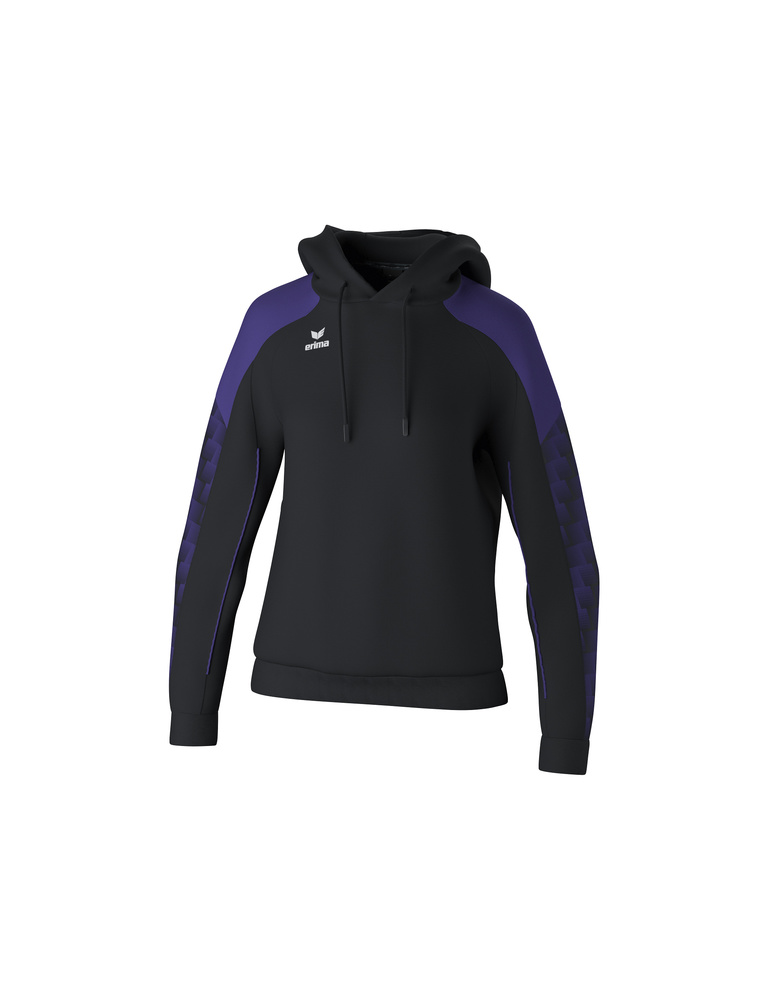 ERIMA EVO STAR HOODY, BLACK-VIOLET-WOMAN 