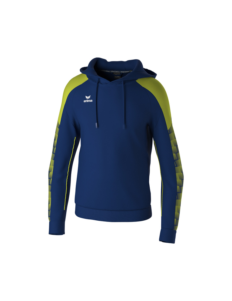 ERIMA EVO STAR HOODY, NAVY-LIME-KID 