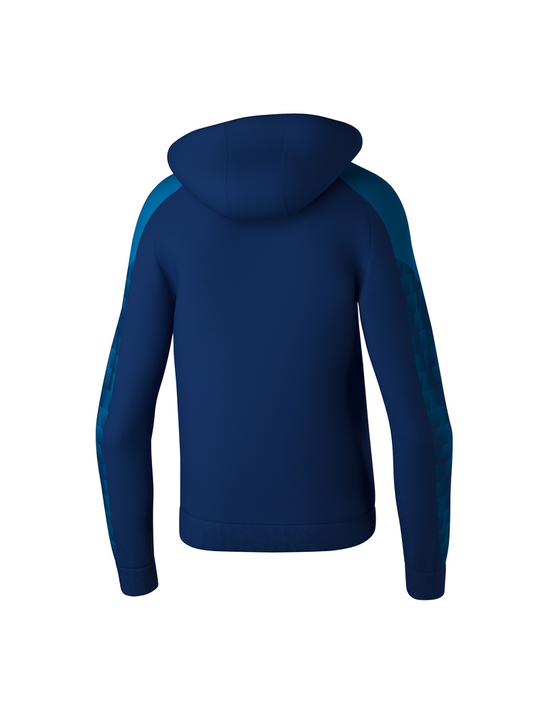 ERIMA EVO STAR HOODY, NAVY-MYKONOS-KID 