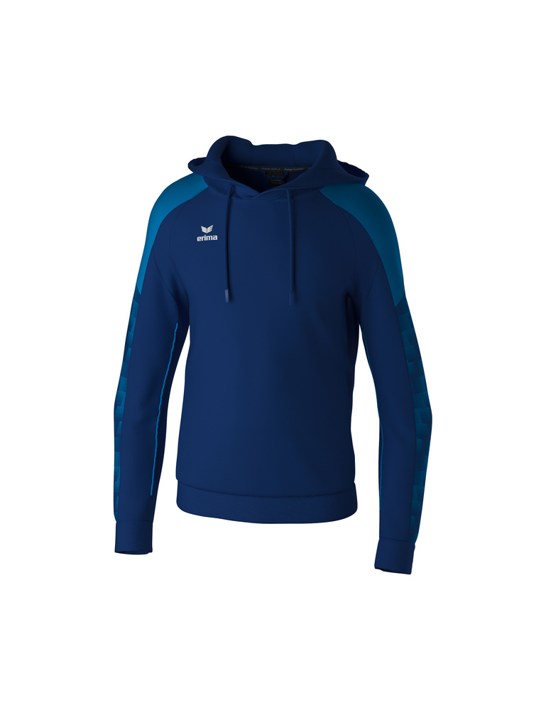 ERIMA EVO STAR HOODY, NAVY-MYKONOS-KID 