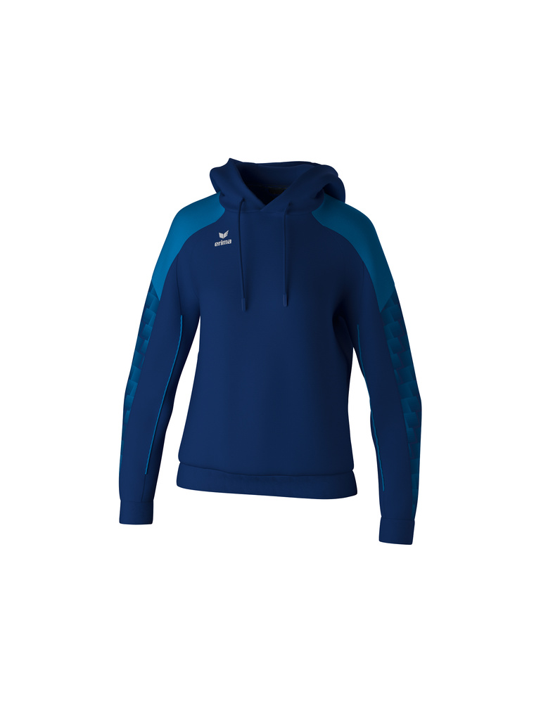 ERIMA EVO STAR HOODY, NAVY-MYKONOS-WOMAN 