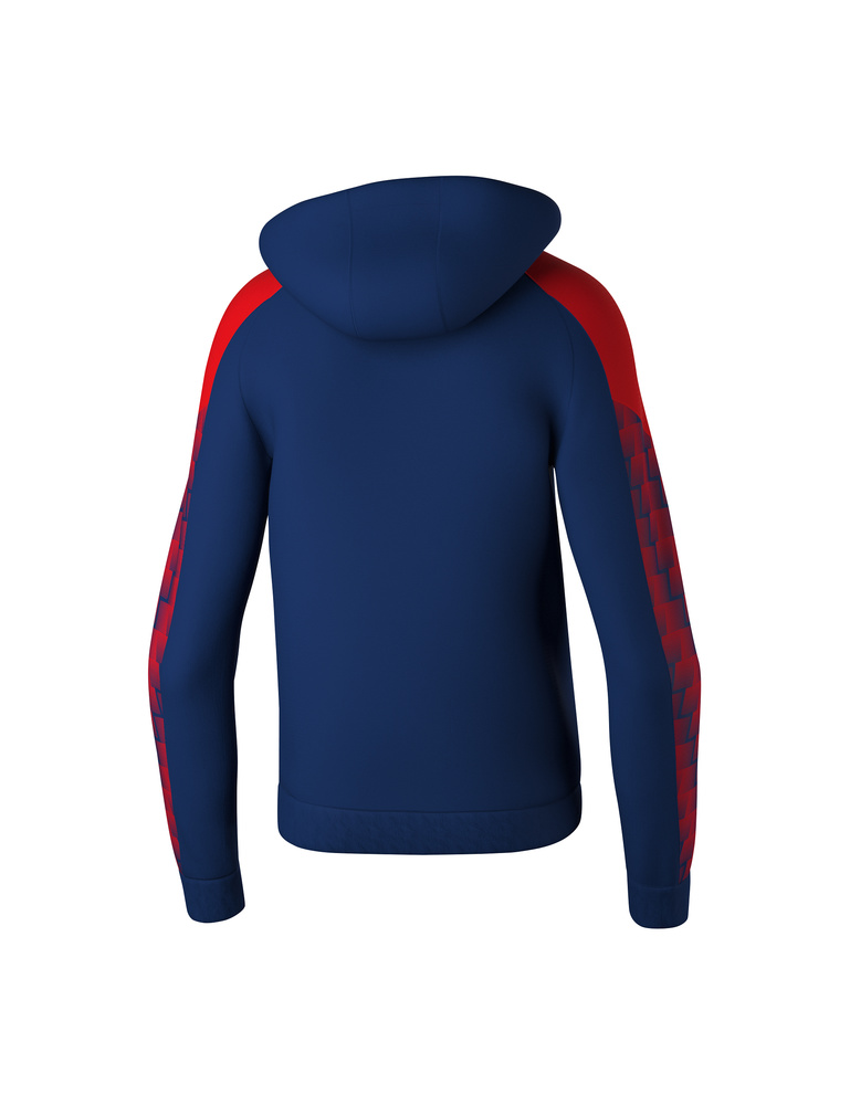 ERIMA EVO STAR HOODY, NAVY-RED-KID 