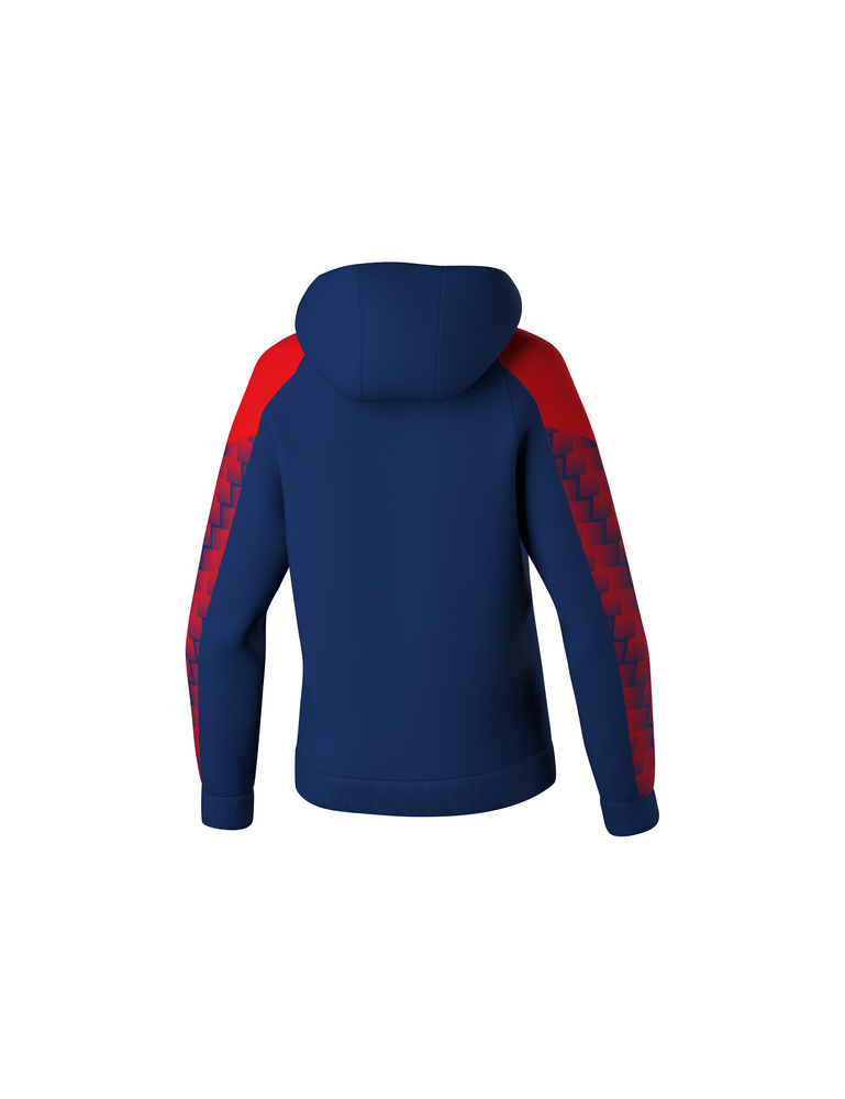 ERIMA EVO STAR HOODY, NAVY-RED-WOMAN 