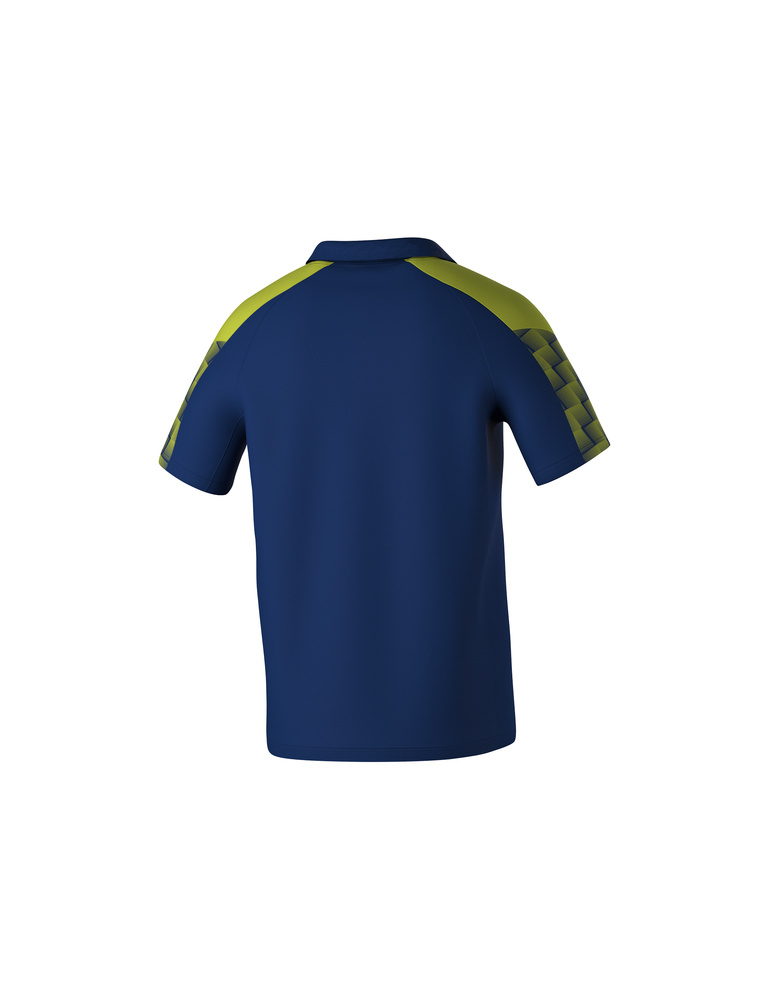 ERIMA EVO STAR POLO-SHIRT, NAVY-LIME-MEN 