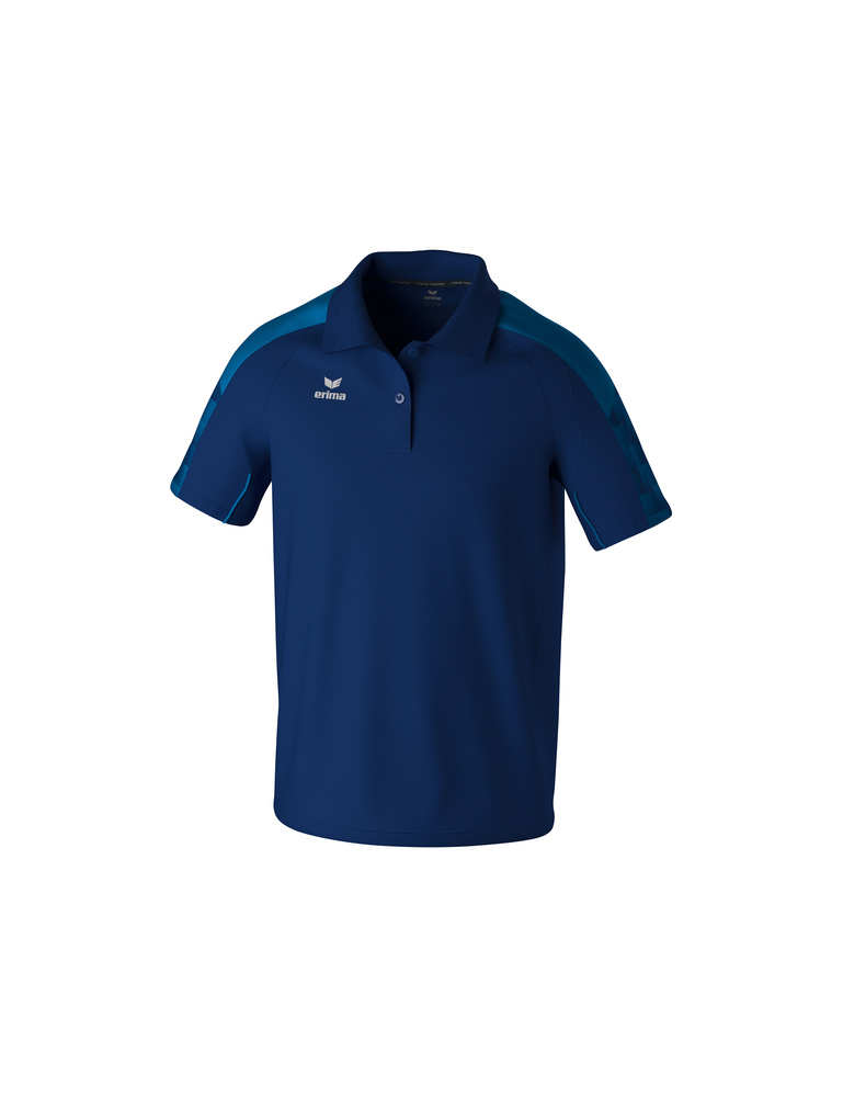 ERIMA EVO STAR POLO-SHIRT, NAVY-MYKONOS-MEN 