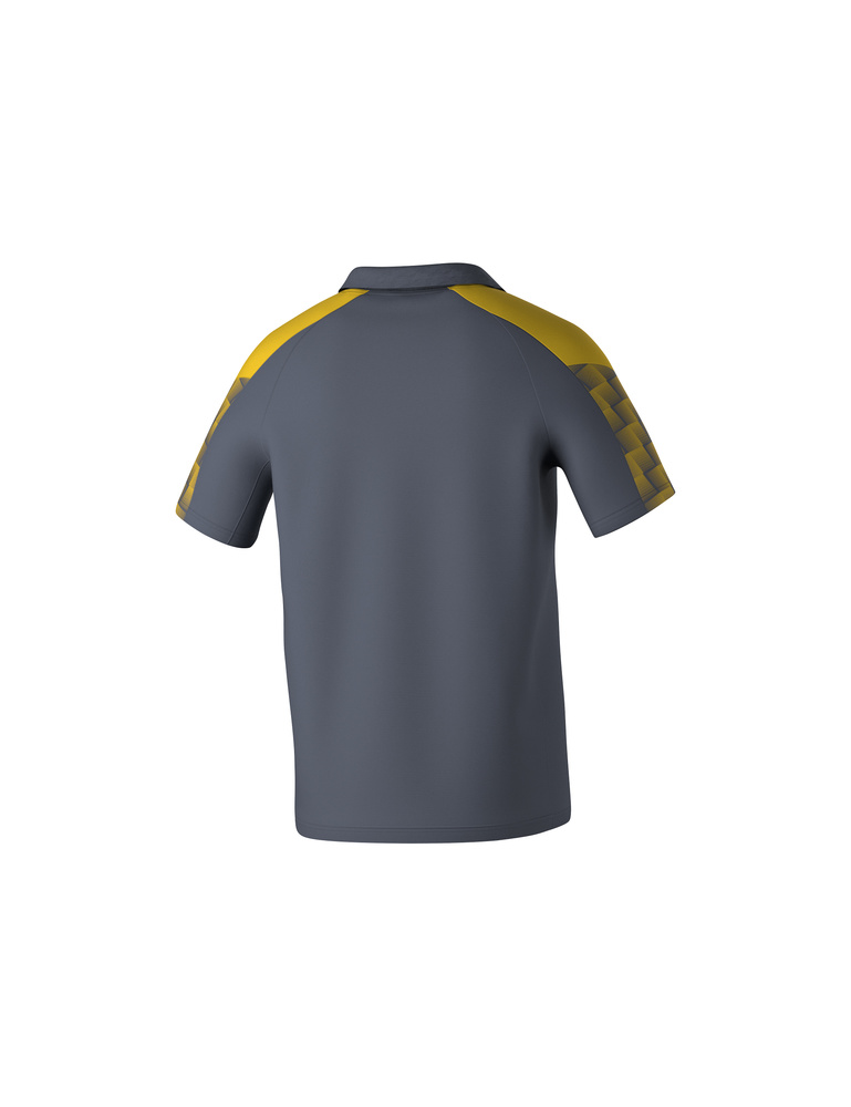 ERIMA EVO STAR POLO-SHIRT, STATE GREY-YELLOW-MEN 