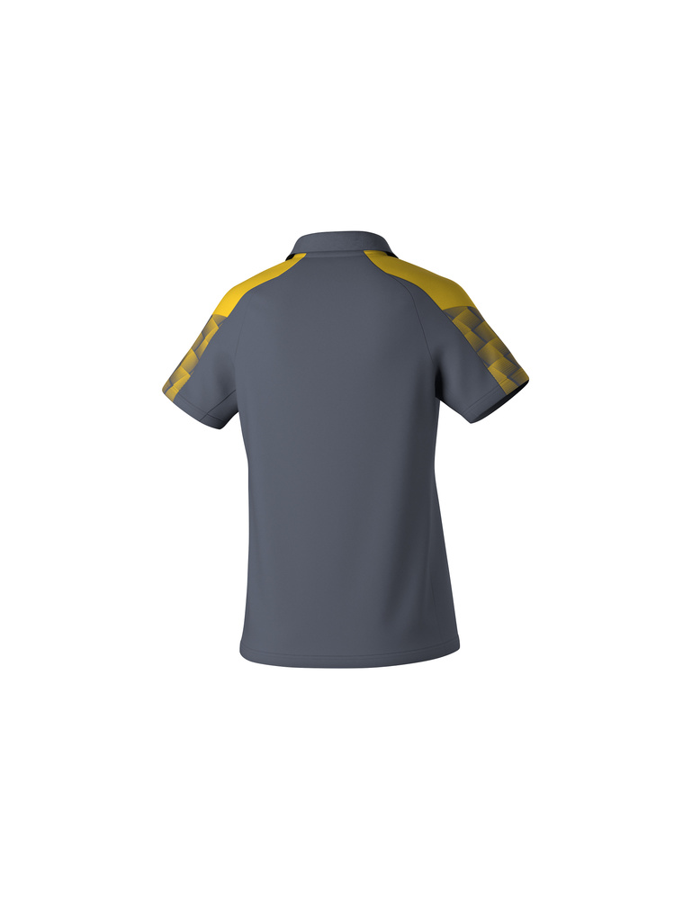 ERIMA EVO STAR POLO-SHIRT, STATE GREY-YELLOW-WOMAN 