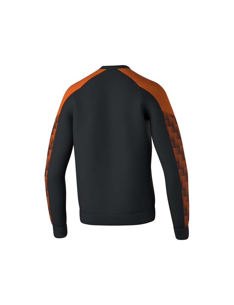 ERIMA EVO STAR SWEATSHIRT, BLACK-ORANGE-KID 