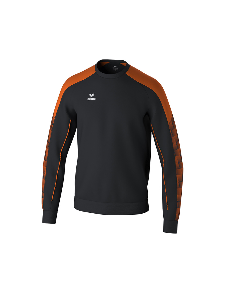 ERIMA EVO STAR SWEATSHIRT, BLACK-ORANGE-KID 