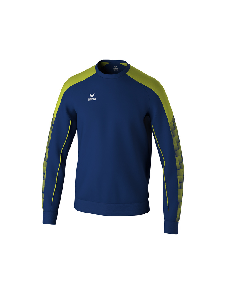 ERIMA EVO STAR SWEATSHIRT, NAVY-LIME-KID 