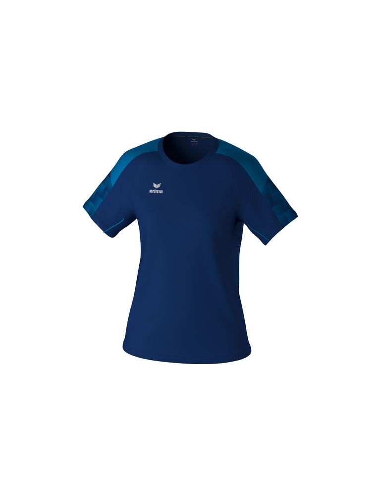 ERIMA EVO STAR T-SHIRT, NAVY-MYKONOS-WOMAN 