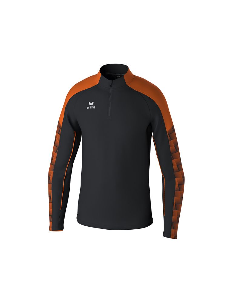 ERIMA EVO STAR TRAINING TOP, BLACK-ORANGE-KID 