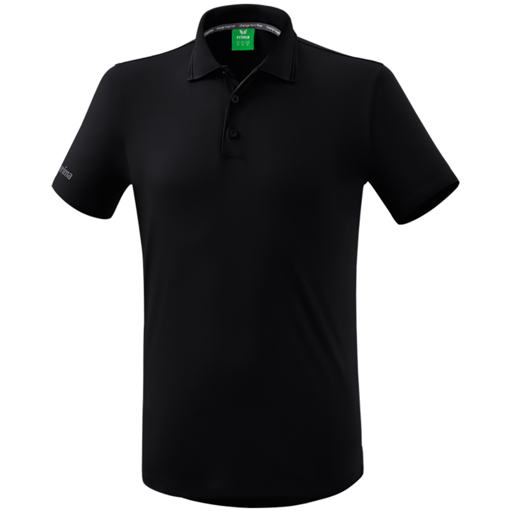 ERIMA FUNCTIONAL POLO-SHIRT, BLACK KIDS. 