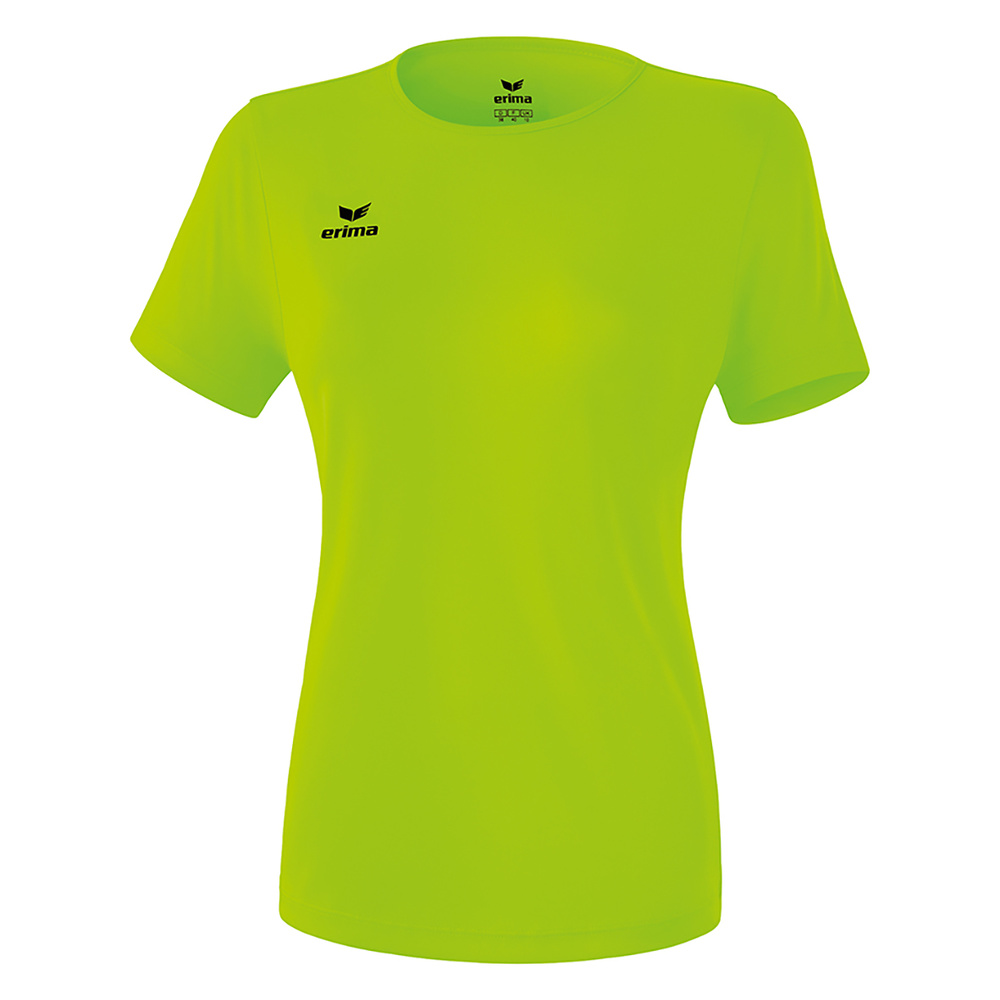 ERIMA FUNCTIONAL TEAMSPORTS T-SHIRT, GREEN GECKO WOMEN. 