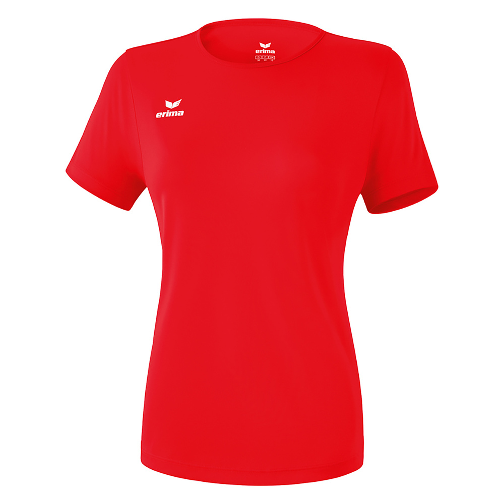 ERIMA FUNCTIONAL TEAMSPORTS T-SHIRT, RED WOMEN. 