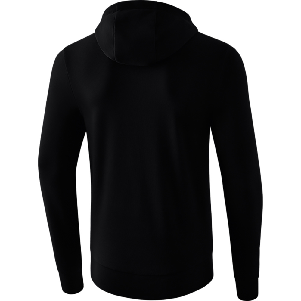 ERIMA HOODED SWEAT JACKET, BLACK MEN. 