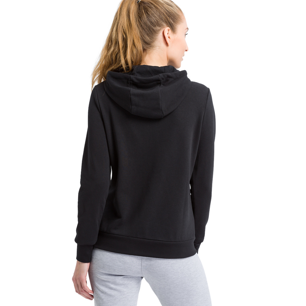 ERIMA HOODED SWEAT JACKET, BLACK WOMEN. 