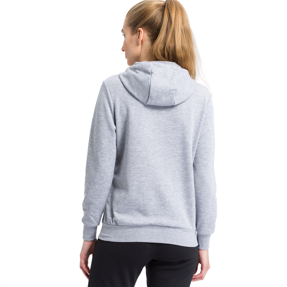 ERIMA HOODED SWEAT JACKET, GEEY MARL WOMEN. 