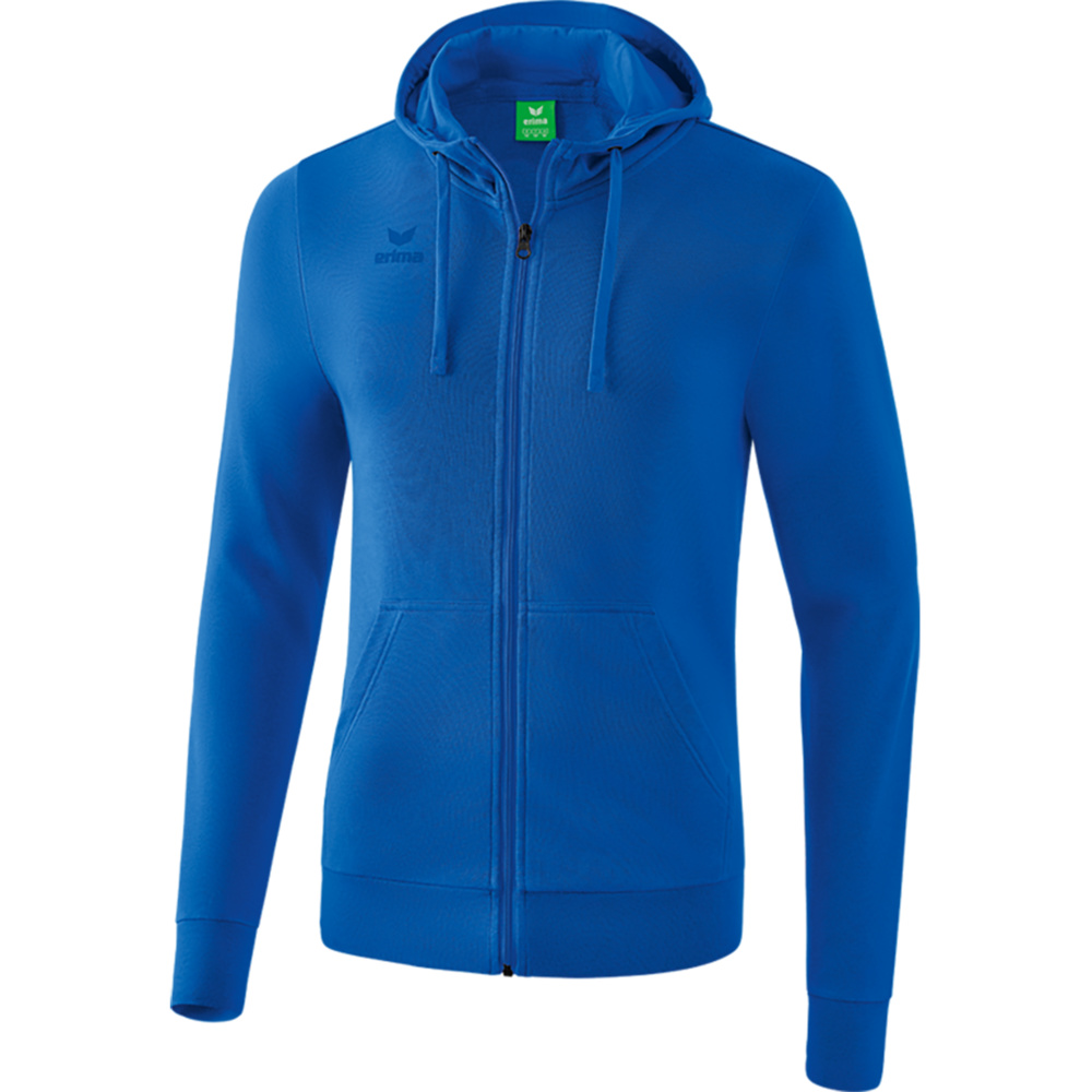 ERIMA HOODED SWEAT JACKET, NEW ROYAL MEN. 