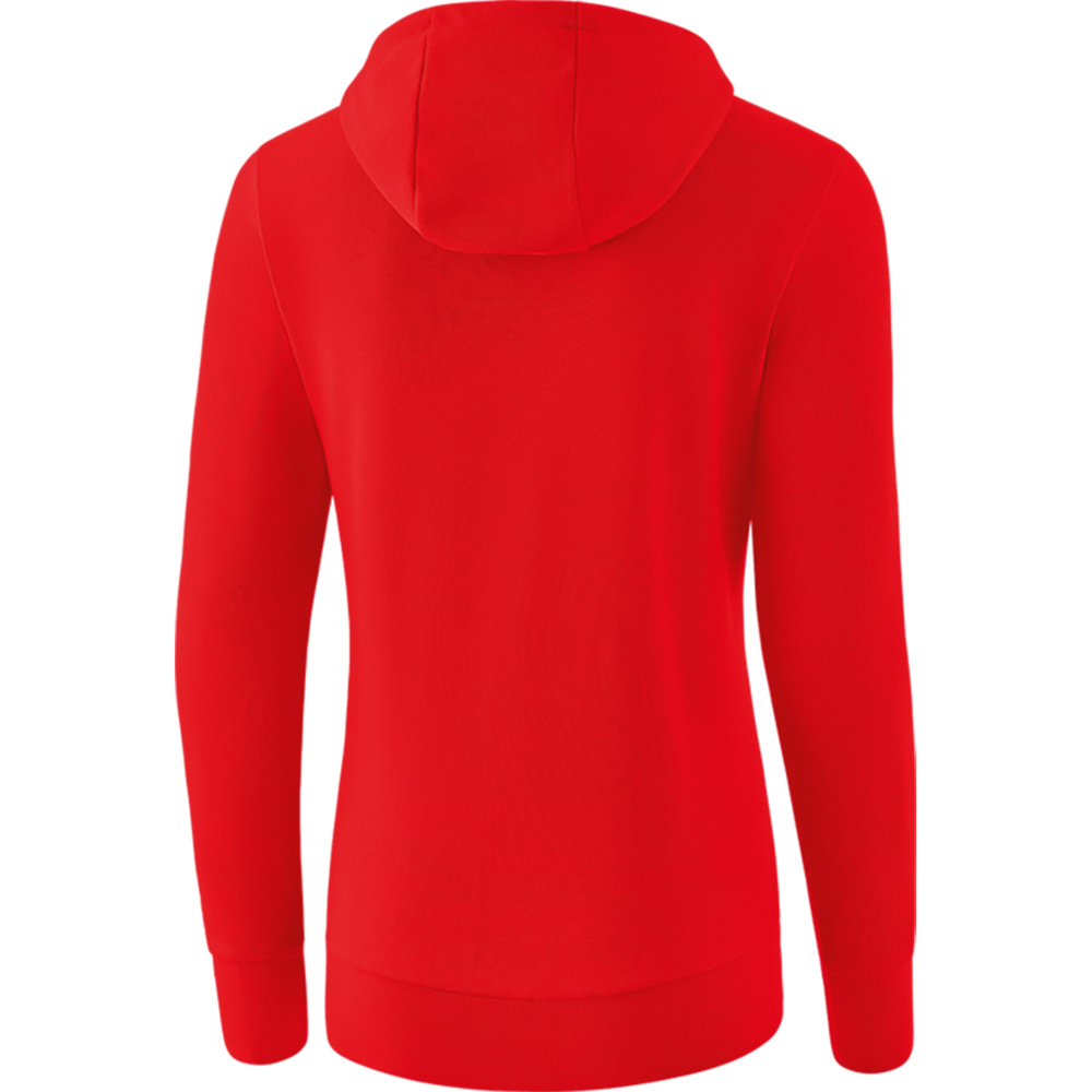 ERIMA HOODED SWEAT JACKET, RED WOMEN. 