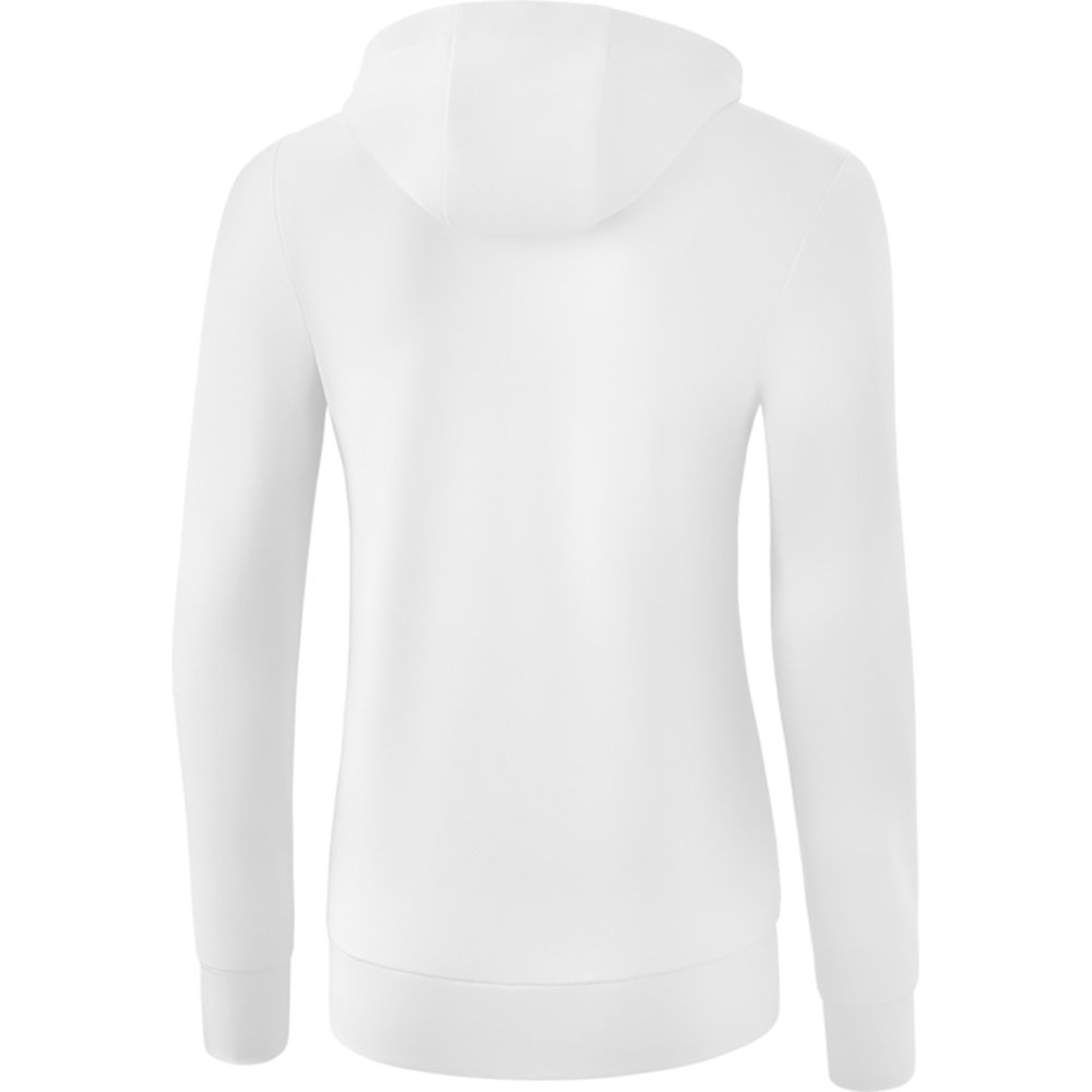 ERIMA HOODED SWEAT JACKET, WHITE WOMEN. 