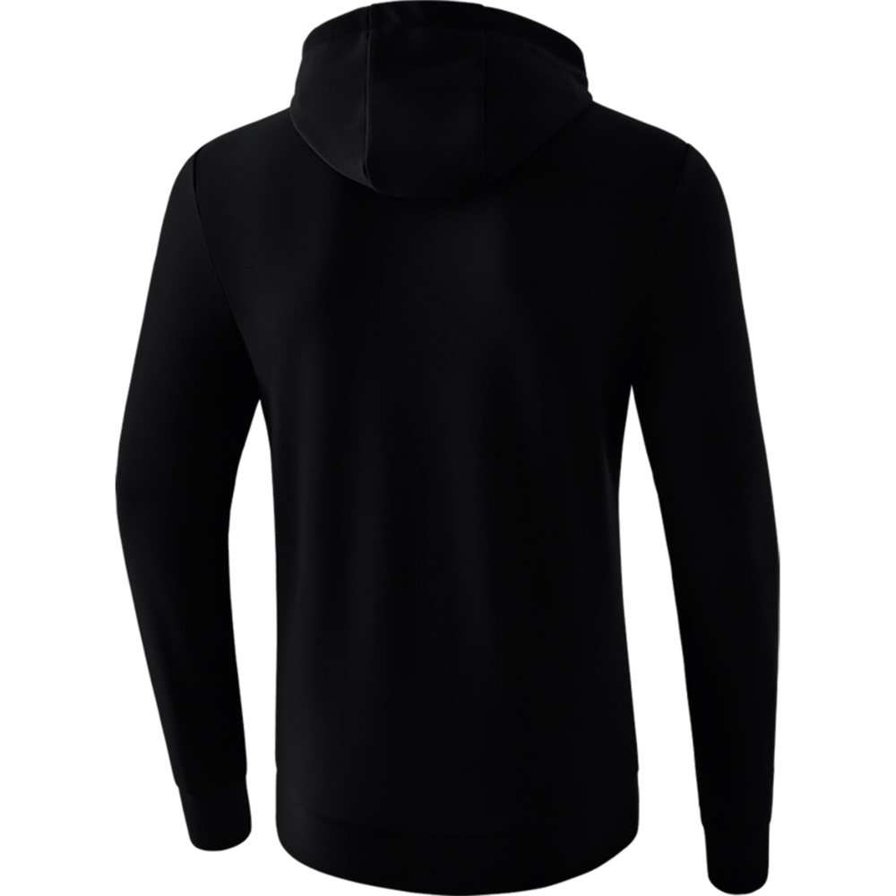 ERIMA HOODED SWEATSHIRT, BLACK KIDS. 