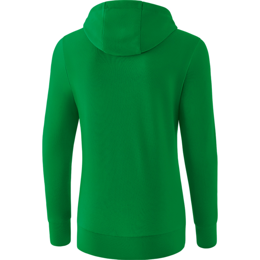 ERIMA HOODED SWEATSHIRT, EMERALD WOMEN. 