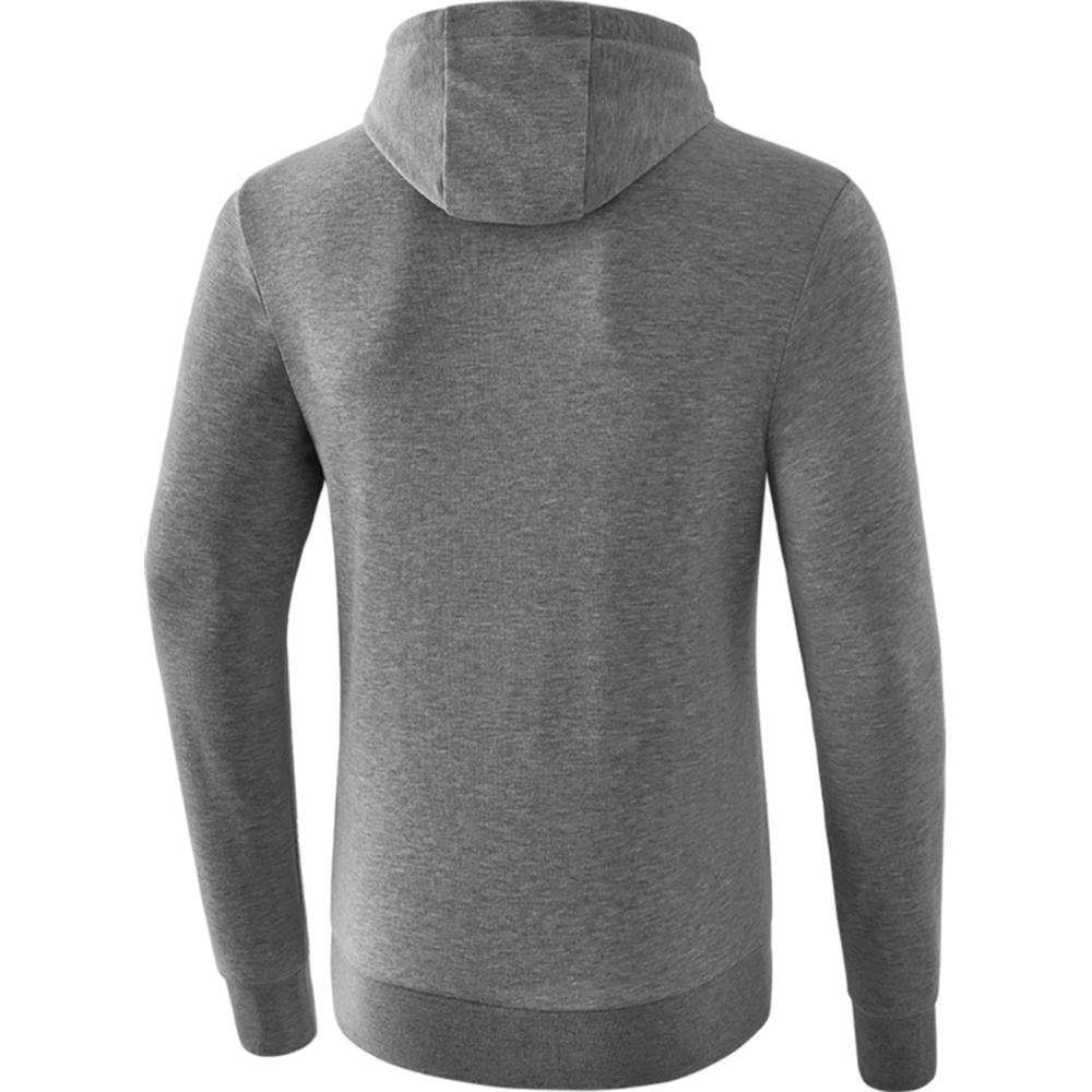 ERIMA HOODED SWEATSHIRT, GREY MARL KIDS. 