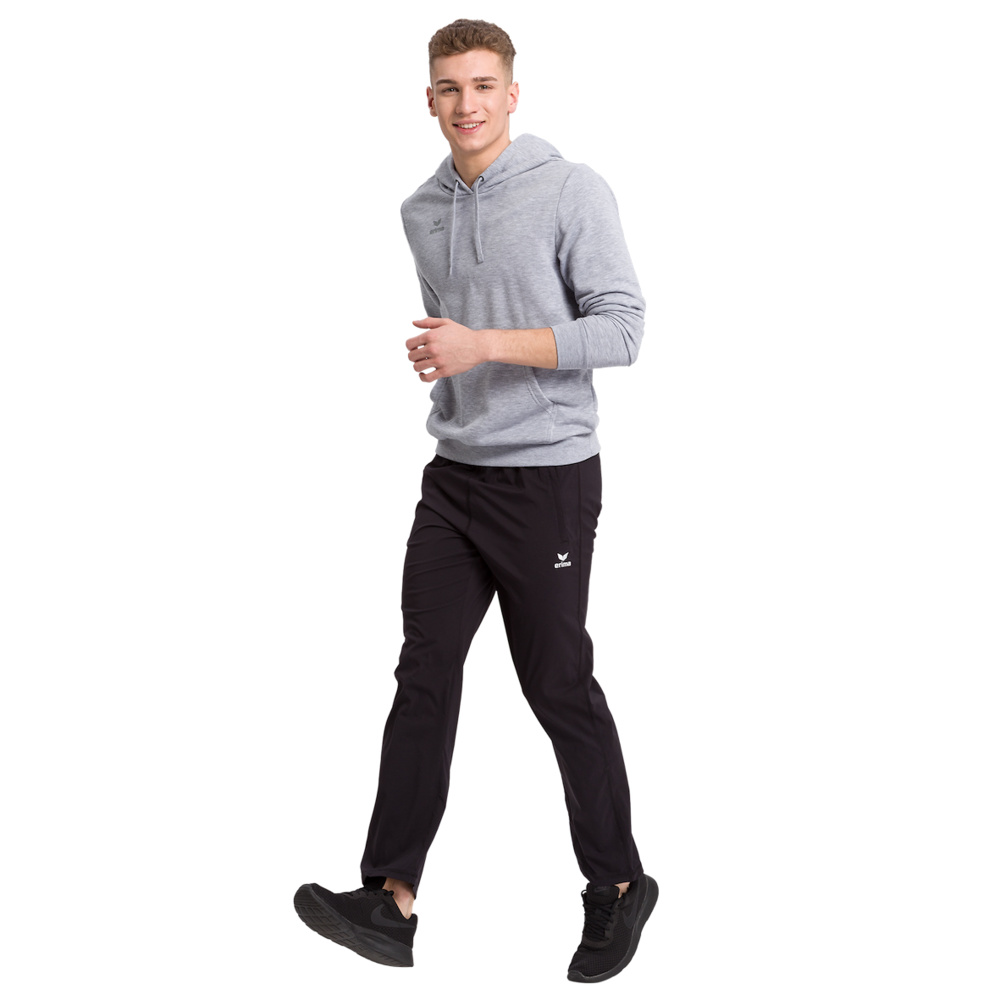 ERIMA HOODED SWEATSHIRT, GREY MARL MEN. 