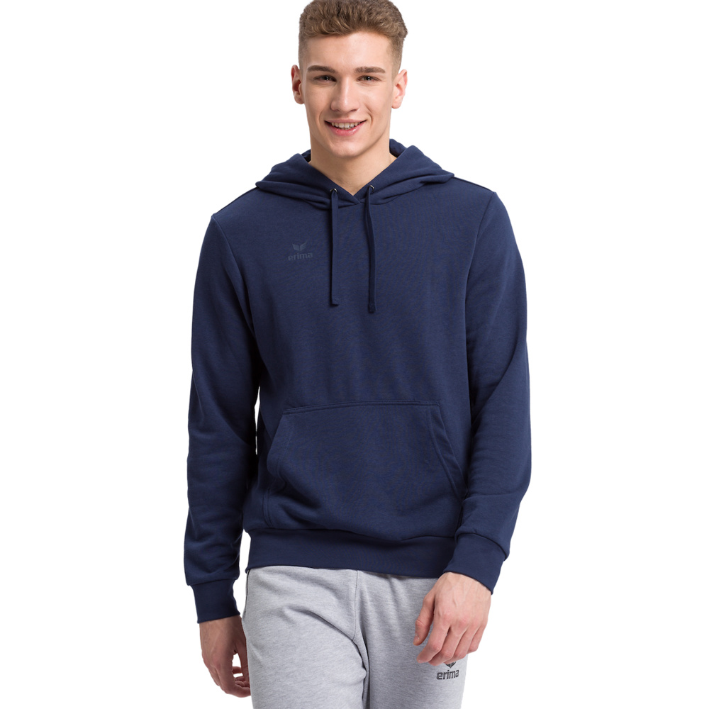 ERIMA HOODED SWEATSHIRT, NEW NAVY KIDS. 