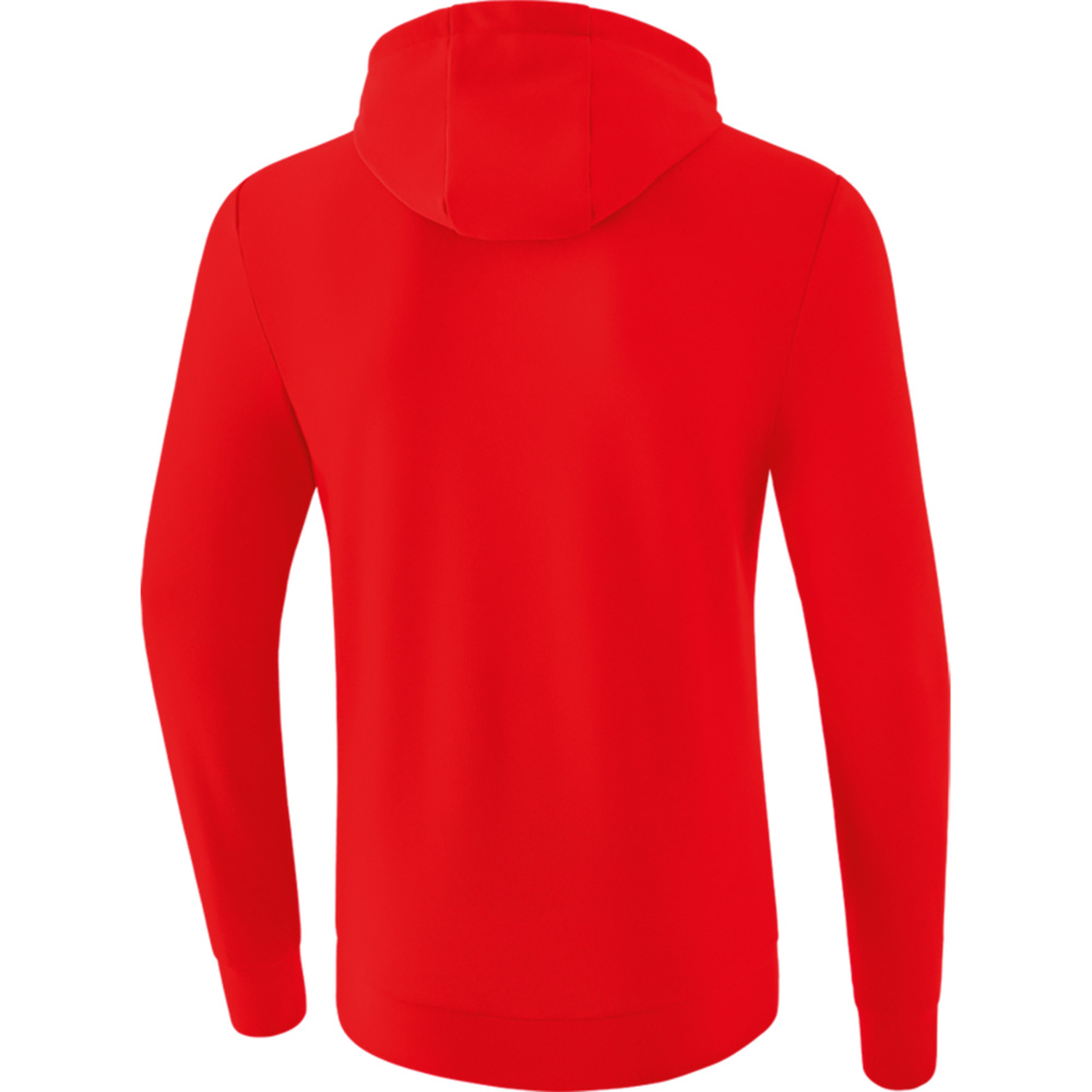 ERIMA HOODED SWEATSHIRT, RED MEN. 