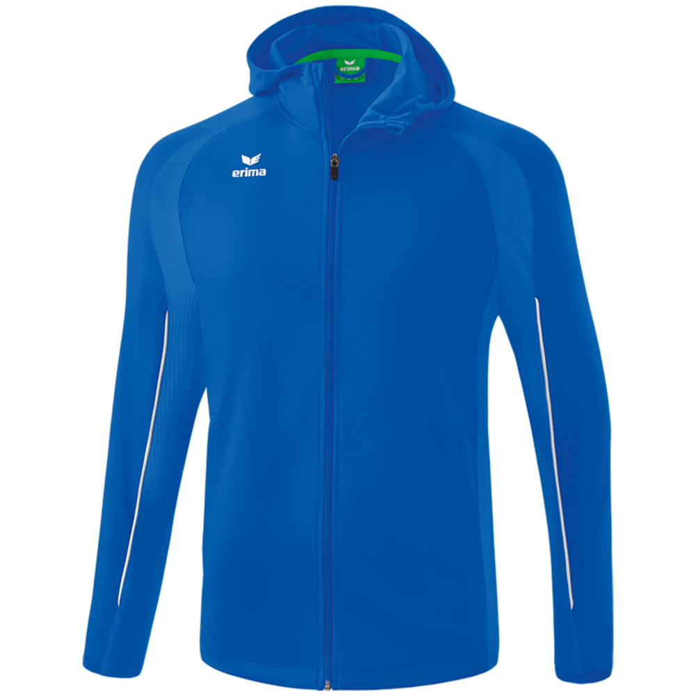 ERIMA LIGA STAR TRAINING JACKET WITH HOOD, NEW ROYAL UNISEX. 