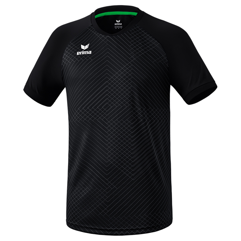 ERIMA MADRID 2.0 JERSEY SHORT SLEEVE, BLACK MAN. 