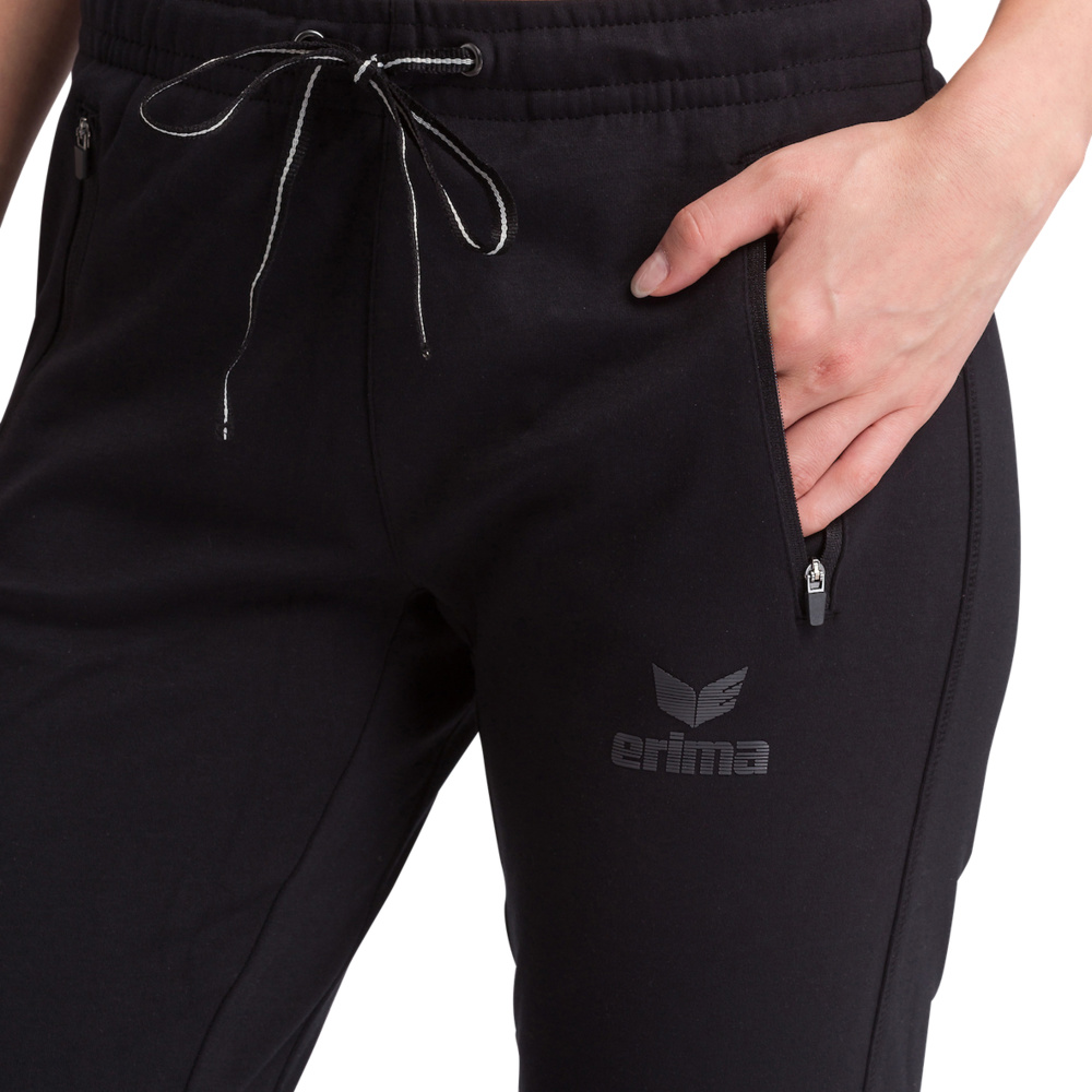 ERIMA PANTALONES ESSENTIAL SWEATPANTS, NEGRO MUJER. 