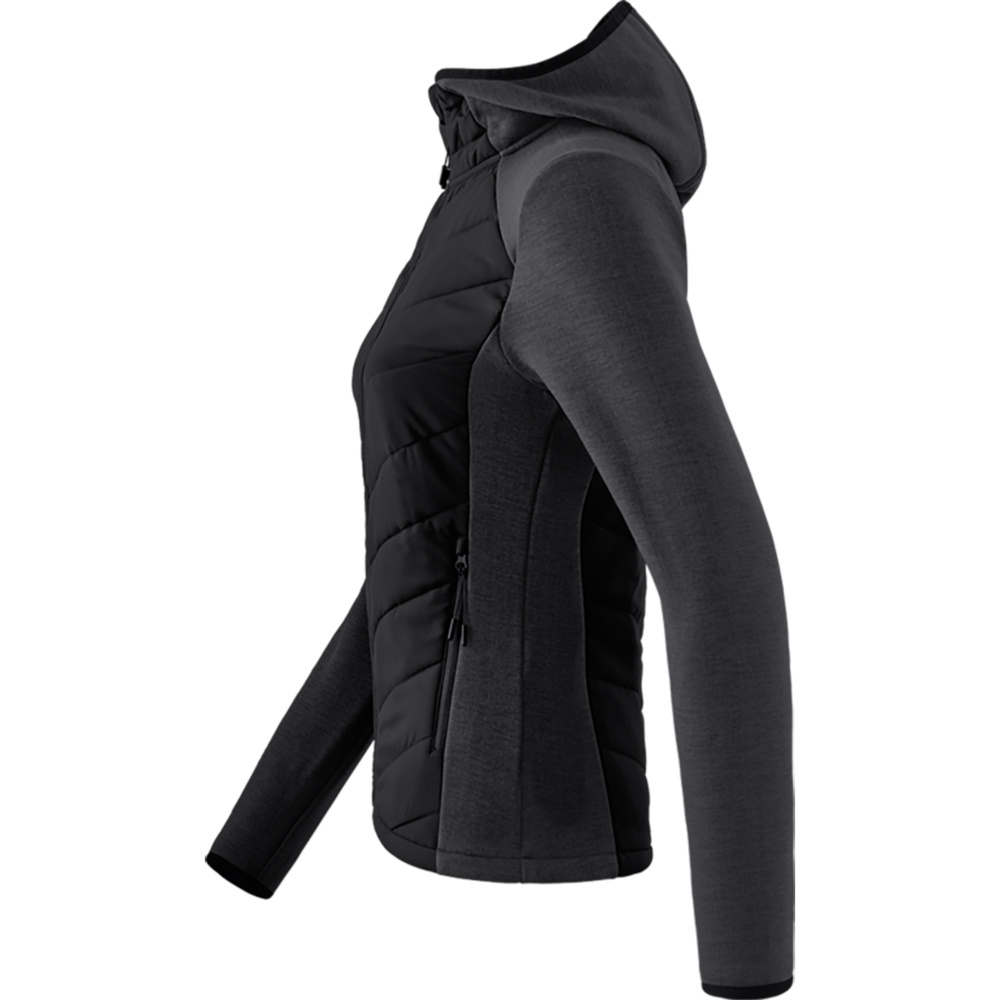 ERIMA QUILTED JACKET FUNCTION, BLACK WOMEN. 