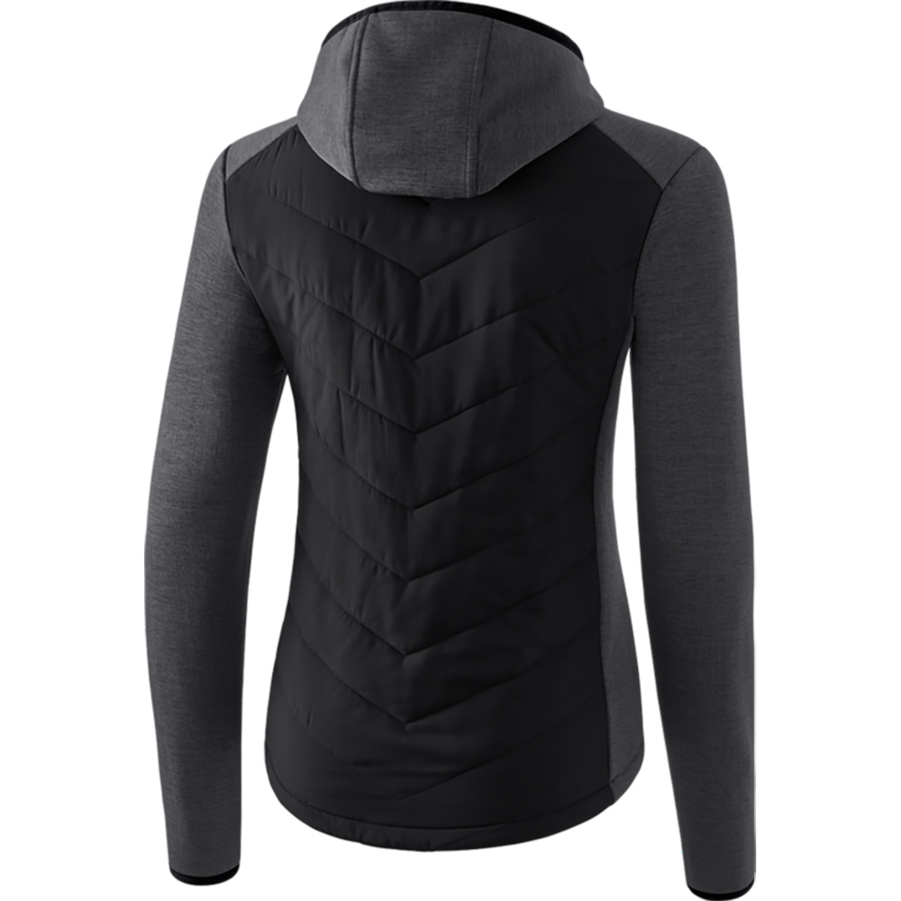 ERIMA QUILTED JACKET FUNCTION, BLACK WOMEN. 