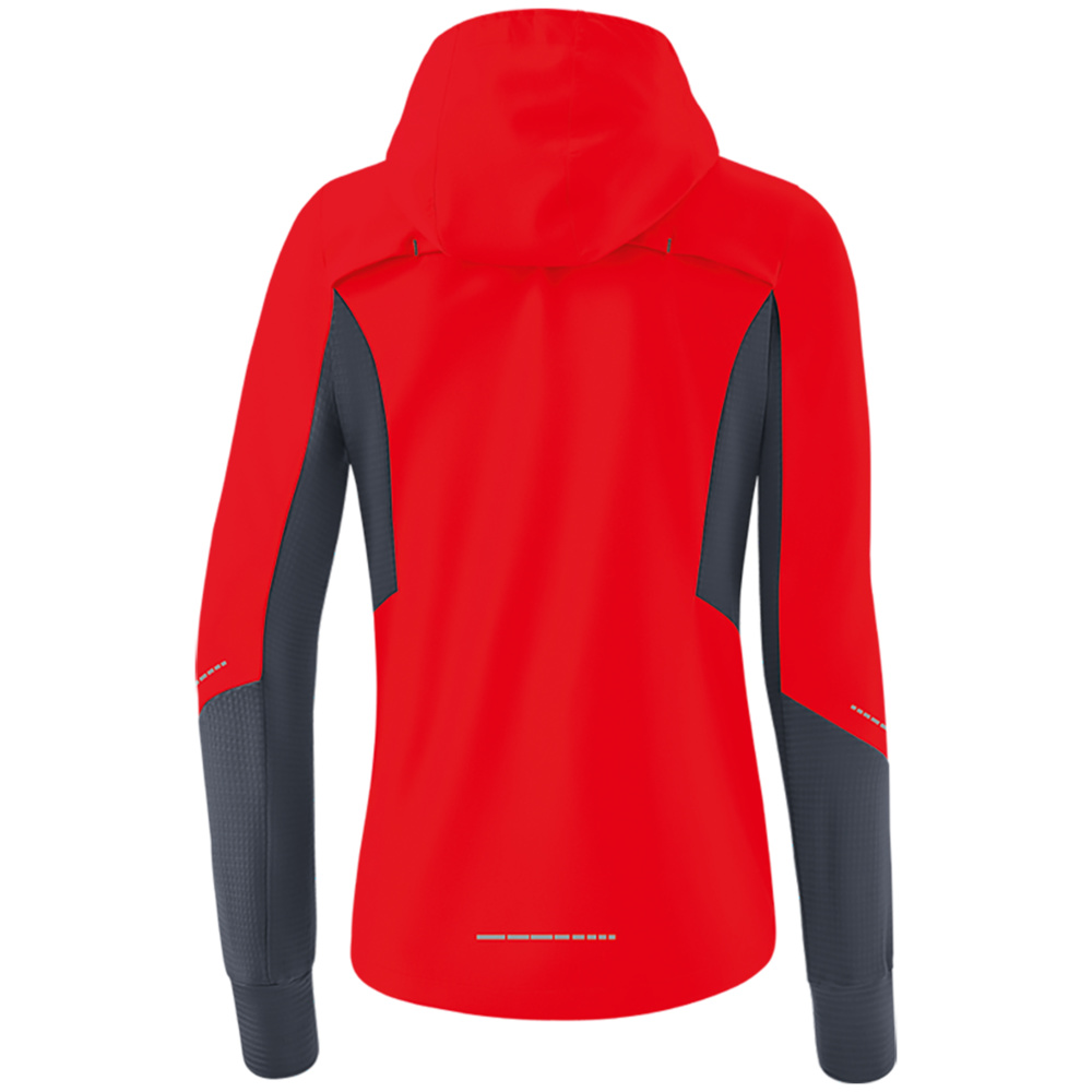 ERIMA RACING RUNNING JACKET, RED WOMEN. 