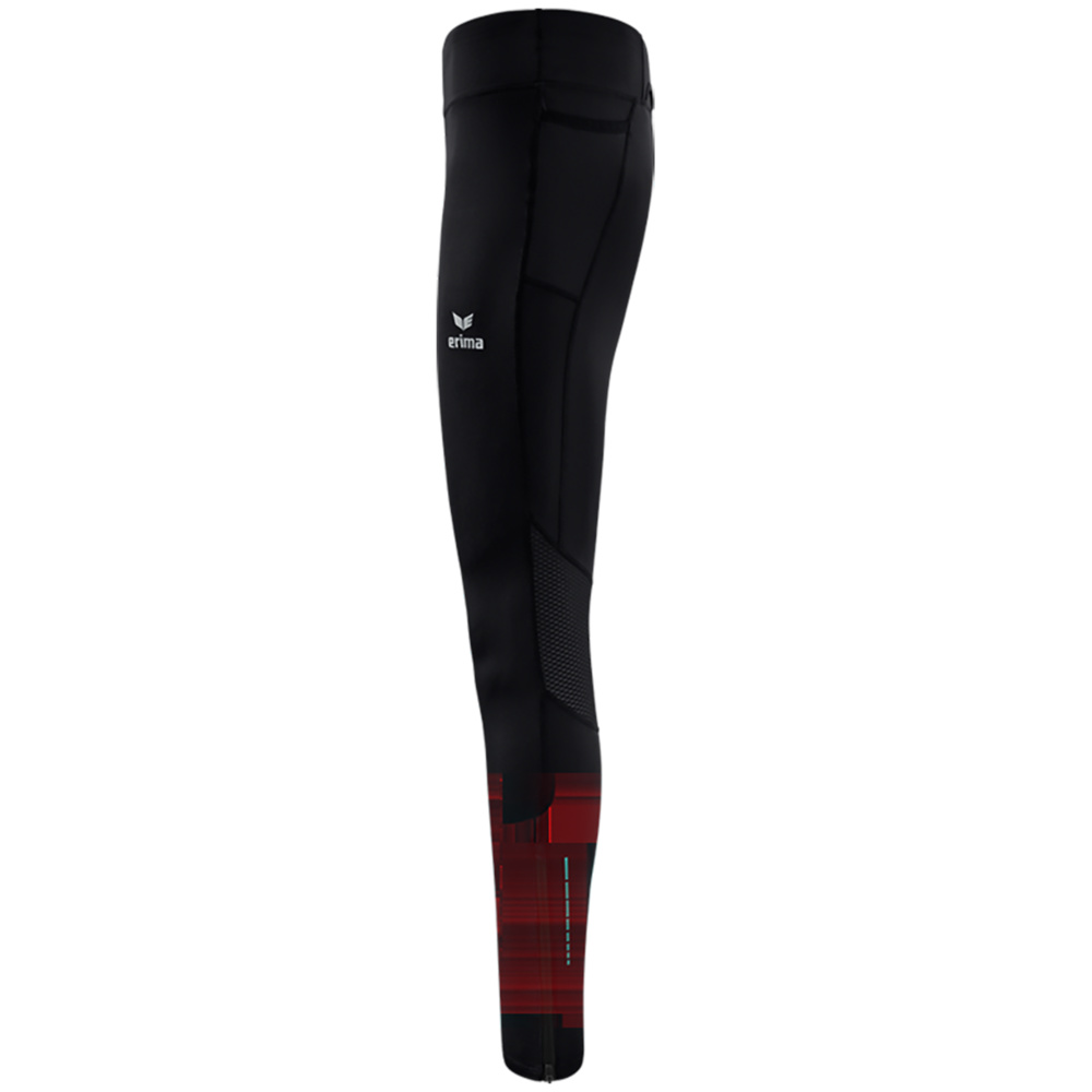 ERIMA RACING RUNNING LONG TIGHTS, BLACK MEN. 