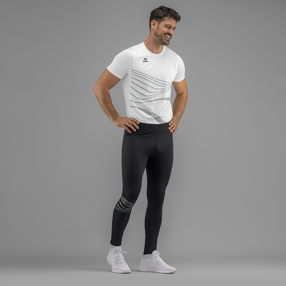 ERIMA RACING RUNNING LONG TIGHTS, BLACK MEN. 