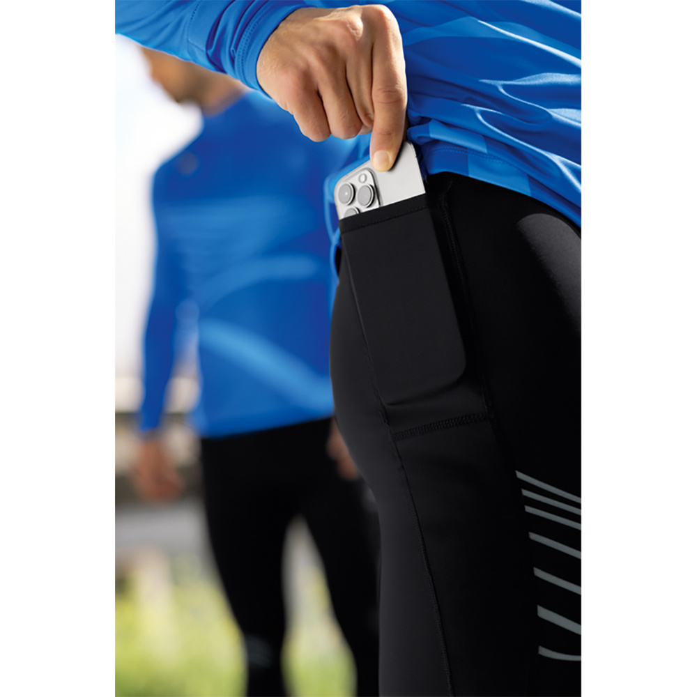 ERIMA RACING RUNNING LONG TIGHTS, BLACK MEN. 